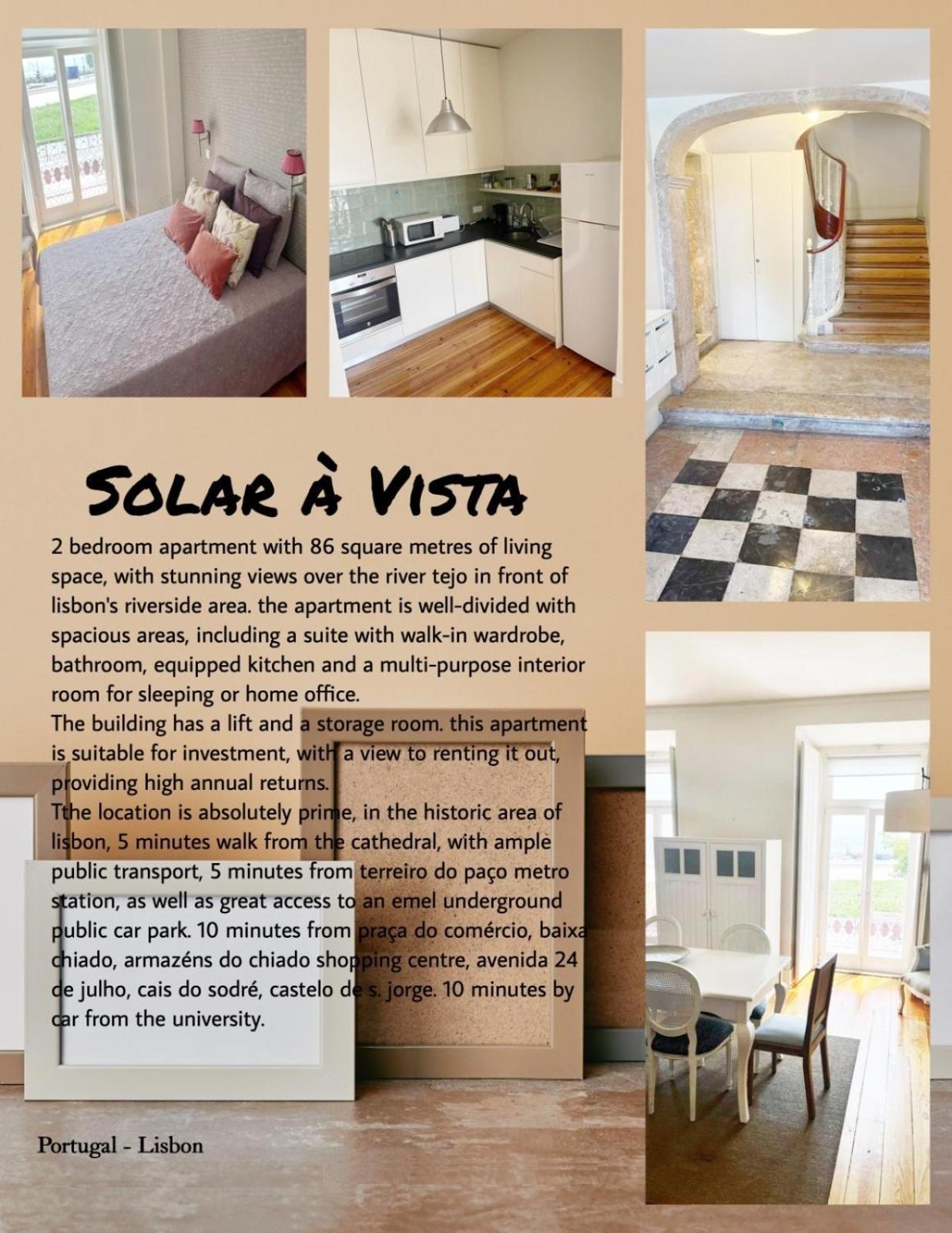 Appartement Solar A Vista à Lisboa Extérieur photo